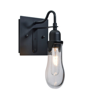 Wish One Light Wall Sconce in Black (74|1WG-WISHCL-BK)