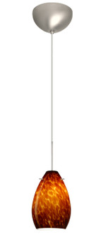 Pera One Light Pendant in Satin Nickel (74|1XC-171318-LED-SN)