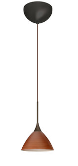 Domi One Light Pendant in Bronze (74|1XC-1743CH-LED-BR)