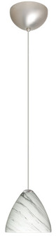 Mia One Light Pendant in Satin Nickel (74|1XC-1779MG-SN)