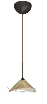 Hoppi One Light Pendant in Bronze (74|1XC-181305-LED-BR)