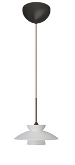 Trilo One Light Pendant in Bronze (74|1XC-271825-LED-BR)