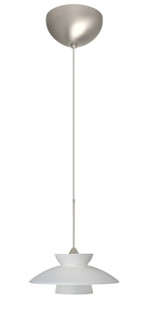 Trilo One Light Pendant in Satin Nickel (74|1XC-271825-LED-SN)