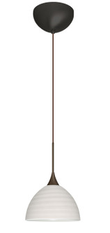 Brella One Light Pendant in Bronze (74|1XC-4679KR-LED-BR)