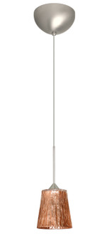 Nico One Light Pendant in Satin Nickel (74|1XC-5125CF-LED-SN)