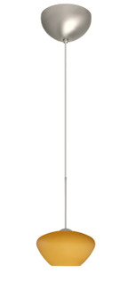 Peri One Light Pendant in Satin Nickel (74|1XC-541080-LED-SN)
