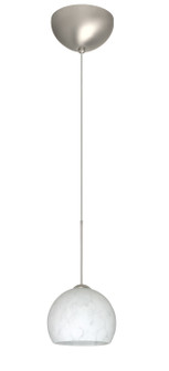 Palla One Light Pendant in Satin Nickel (74|1XC-565819-LED-SN)