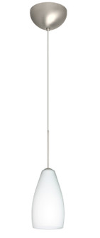 Karli One Light Pendant in Satin Nickel (74|1XC-719807-LED-SN)
