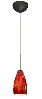 Karli One Light Pendant in Bronze (74|1XC-719841-LED-BR)