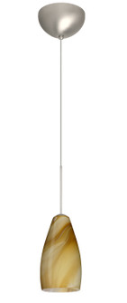 Karli One Light Pendant in Satin Nickel (74|1XC-7198HN-SN)