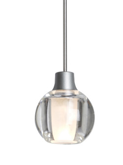 Boca 3 One Light Pendant in Satin Nickel (74|1XC-BOCA3CL-SN)