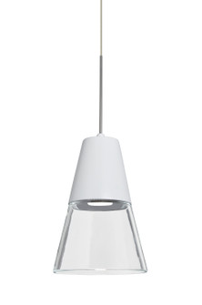 Timo 6 One Light Pendant in Satin Nickel (74|1XC-TIMO6WC-LED-SN)