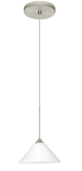 Kona One Light Pendant in Satin Nickel (74|1XT-117607-LED-SN)
