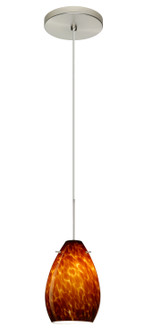 Pera One Light Pendant in Satin Nickel (74|1XT-171318-LED-SN)