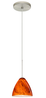 Mia One Light Pendant in Satin Nickel (74|1XT-1779HB-LED-SN)