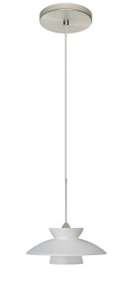 Trilo One Light Pendant in Satin Nickel (74|1XT-271825-SN)