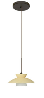 Trilo One Light Pendant in Bronze (74|1XT-271897-LED-BR)