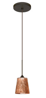 Nico One Light Pendant in Bronze (74|1XT-5125CF-LED-BR)