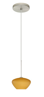 Peri One Light Pendant in Satin Nickel (74|1XT-541080-LED-SN)