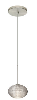 Lasso One Light Pendant in Satin Nickel (74|1XT-5612GL-LED-SN)