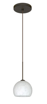 Palla One Light Pendant in Bronze (74|1XT-565819-LED-BR)