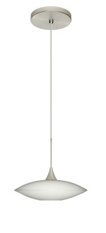 Spazio One Light Pendant in Satin Nickel (74|1XT-629406-LED-SN)