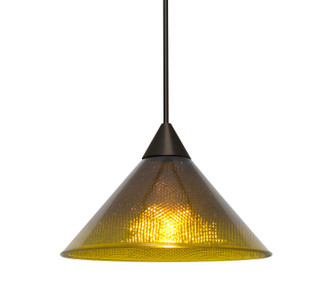 Jade One Light Pendant in Bronze (74|1XT-JADEAC-LED-BR)