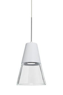 Timo 6 One Light Pendant in Satin Nickel (74|1XT-TIMO6WC-LED-SN)