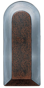 Costaluz Series Wall Sconce in Rust/Clear (74|243398)