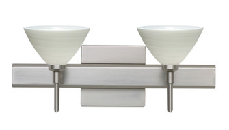 Domi Wall Sconce in Satin Nickel (74|2SW-1743KR-SN-SQ)