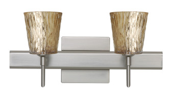 Nico Two Light Wall Sconce in Satin Nickel (74|2SW-5125GF-SN-SQ)