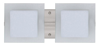 Alex Two Light Wall Sconce in Satin Nickel (74|2WS-773539-SN)