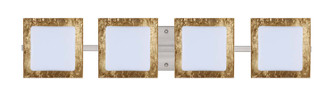 Alex Four Light Wall Sconce in Satin Nickel (74|4WS-7735GF-SN)