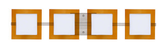 Alex Four Light Wall Sconce in Satin Nickel (74|4WS-7735TG-SN)