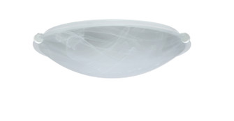 Trio One Light Ceiling Mount in White (74|968252-HAL-WH)