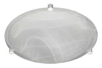 Trio One Light Ceiling Mount in White (74|968252-WH)
