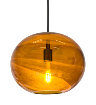 Geno LED Pendant in Black (74|J-GENOAM-EDIL-BK)