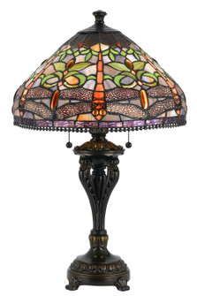 Tiffany Two Light Table Lamp in Antique bronze (225|BO-2355TB)