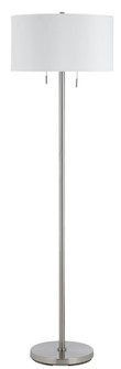 Calais Two Light Floor Lamp in Brushed Steel (225|BO-2450FL-BS)