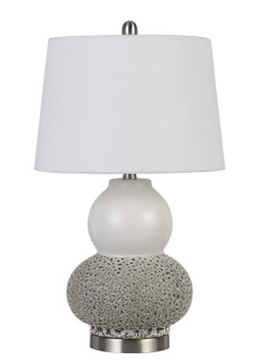 Aigio Two Light Table Lamp in Grey (225|BO-2849TB-2)