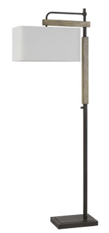 Alloa One Light Floor Lamp in Brozne/Wood (225|BO-2889FL)