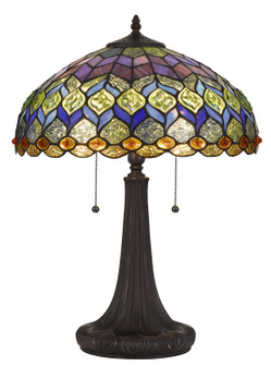 Tiffany Two Light Table Lamp in Dark Bronze (225|BO-2901TB)