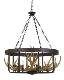 Angelo Eight Light Chandelier in Iron (225|FX-3703-8)