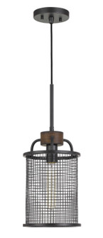 Aberdeen One Light Chandelier in Bronze/Wood (225|FX-3720-1) Aberdeen One Light Chandelier in Bronze/Wood (225|FX-3720-1)