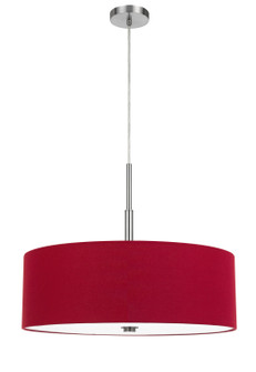 Lonoke Four Light Pendant in Maroon (225|FX-3744-RED)