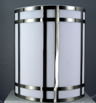 WALL One Light Wall Lamp in Brushed Steel (225|LA-162-BS)
