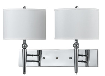 60W X 2 Metal Wall Lamp Two Light Wall Lamp in Chrome (225|LA-2007W2L-1CH)