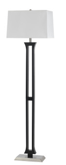 HOTEL One Light Floor Lamp in Brushed Steel/Espresso (225|LA-8022FL-1-BS)