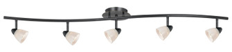 Serpentine Five Light Pendant in Dark Bronze (225|SL-954-5-DB/WH)