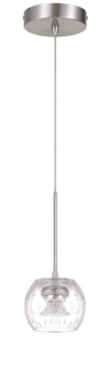 Ithaca LED Pendant in brushed Steel (225|UP-1123)